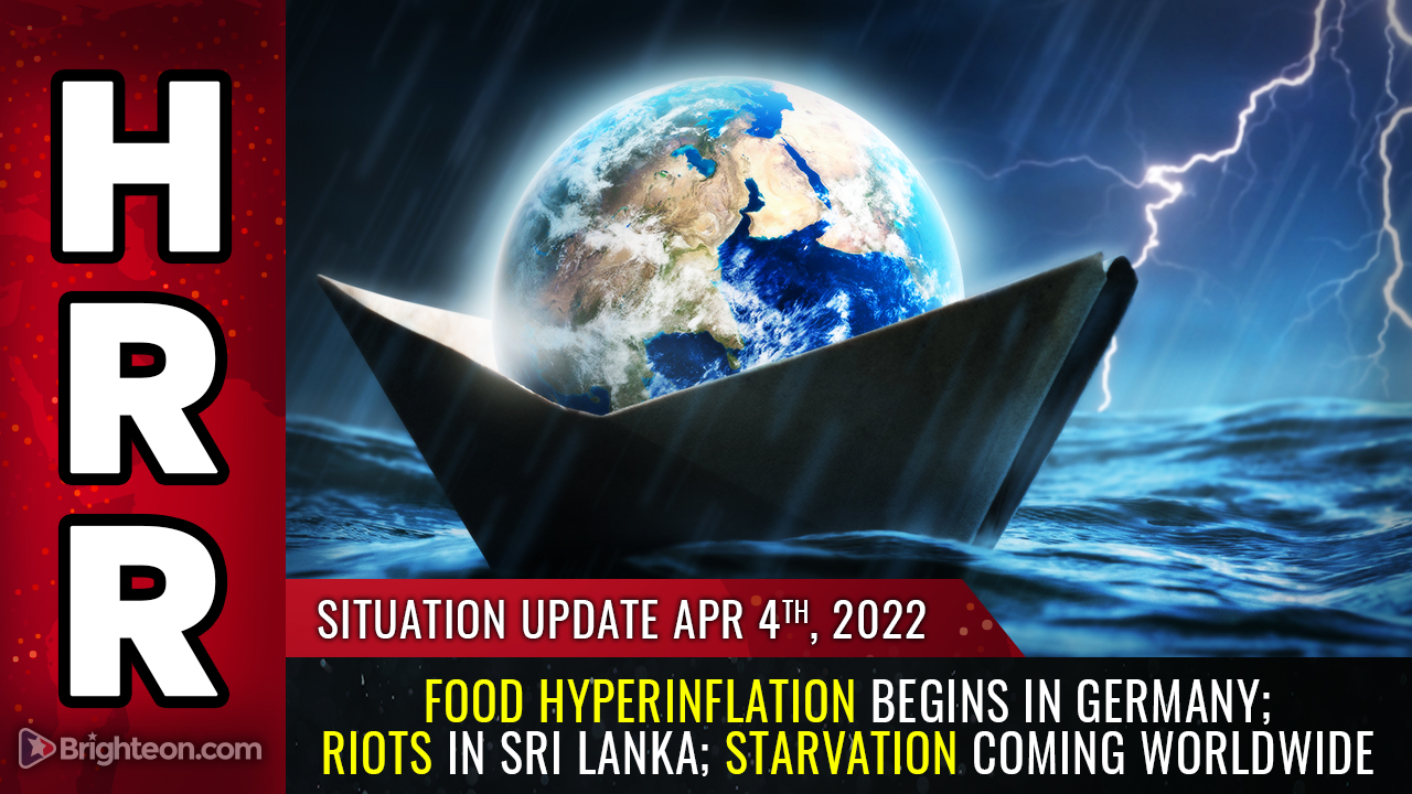 FOOD HYPERINFLATION begins in Germany… RIOTS in Sri Lanka… currency collapse and STARVATION coming worldwide