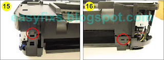 How to disassemble Canon iP3600 series and replace the ink absorber 09