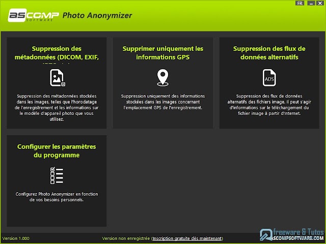 Photo Anonymizer : le logiciel pour supprimer les métadonnées des photos maintenant en français !