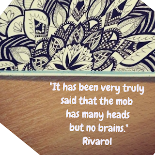 Quote on mobs head and brain