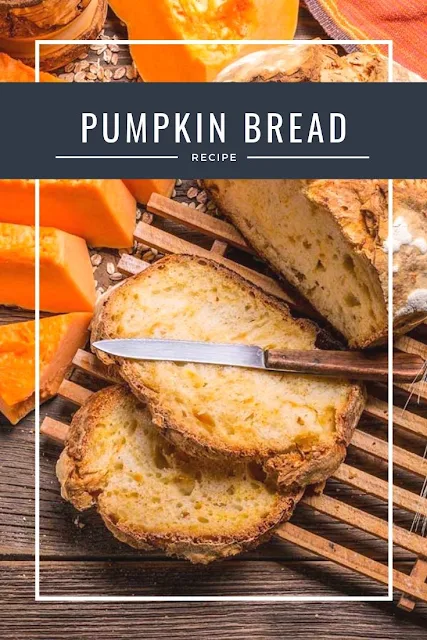 Easy and delicious pumpkin bread recipe. This moist loaf of bread is made with yeast and white whole wheat flour. Use Libbys canned pumpkin or fresh pumpkin puree to make this from scratch. Use ginger and cardamom to make a savoury bread or pumpkin spice for a sweeter loaf. This is the best bread for Thanksgiving leftovers.  #pumpkin #bread