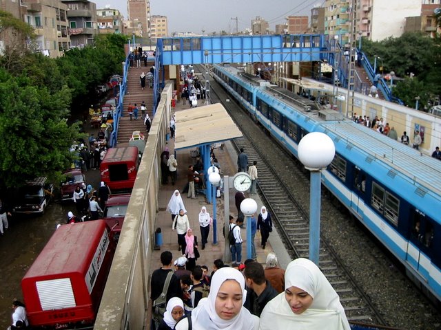 Metro del Cairo.