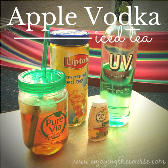 Apple Vodka Iced Tea | enjoyingthecourse.com