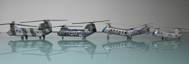 1/144 Piasecki Vertol Boeing HUP-2 H-21 CH-46 CH-47 diecast metal aircraft miniature 