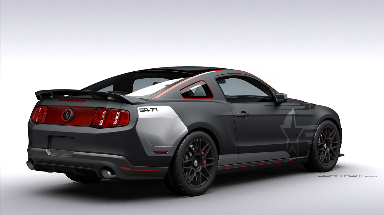 Ford mustang 2011 view