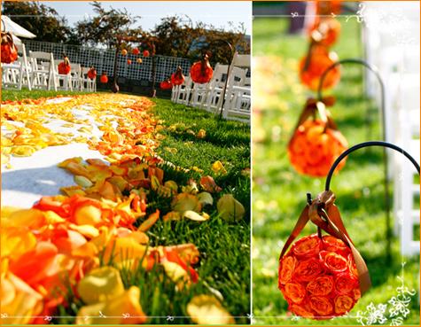 Flower Design ideas to enhance your Sofreh Aghd outdoor wedding aisle