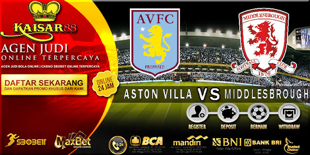 PREDIKSI TEBAK SKOR JITU ENGLISH LEAGUE CHAMPIONSHIP ASTON VILLA VS MIDDLESBROUGH 16 MEI 2018