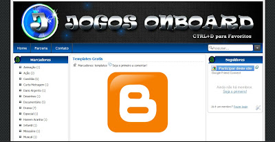 Template Jogos Onboard para Blogger