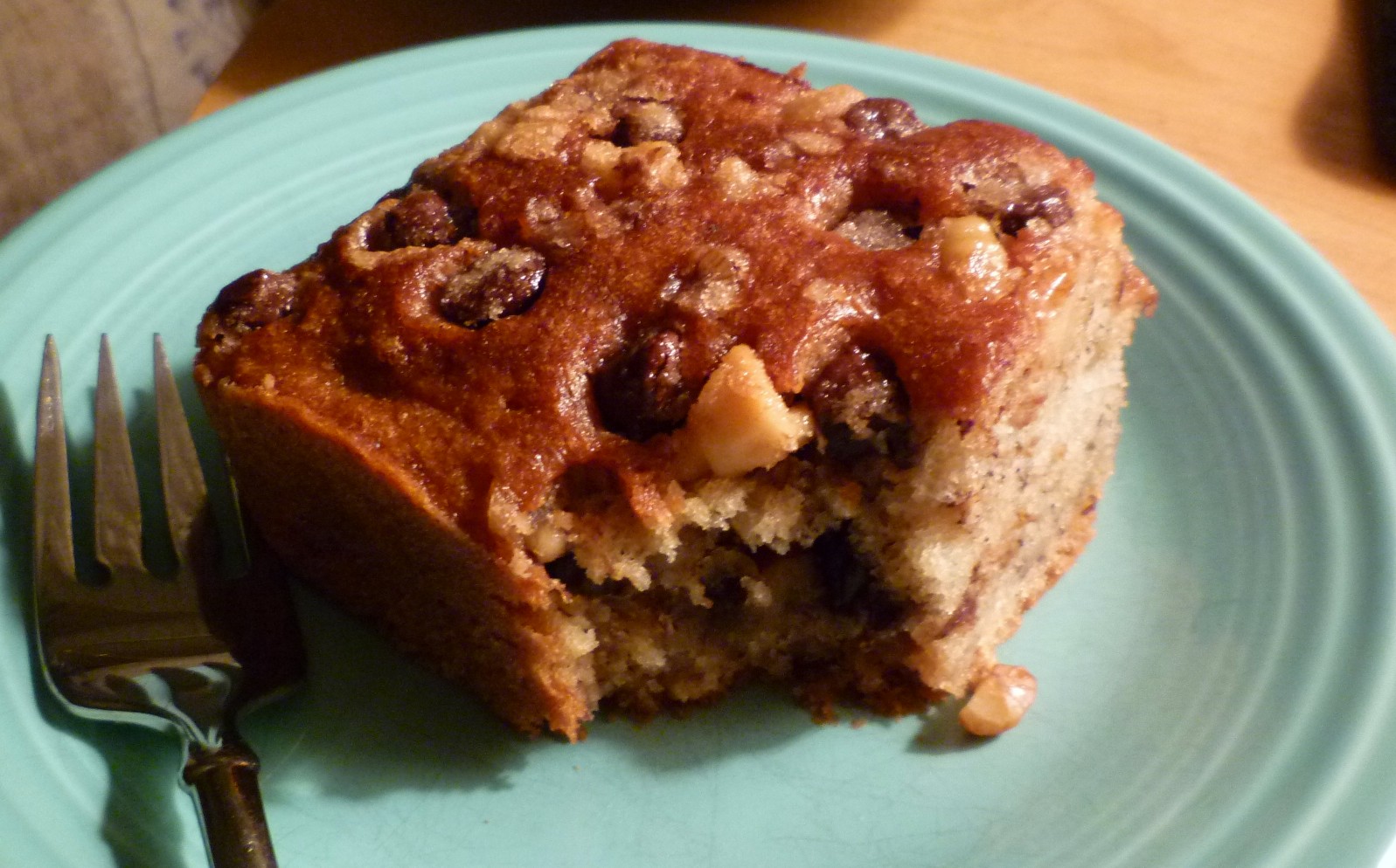 For Love of the Table: Banana Chocolate Walnut Cake