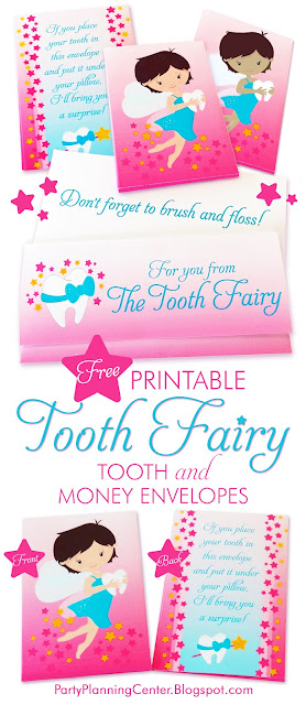 Tooth fairy envelopes