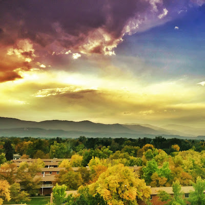 Fall in Fort Collins viewed from the Hilton Fort Collins Colorado
