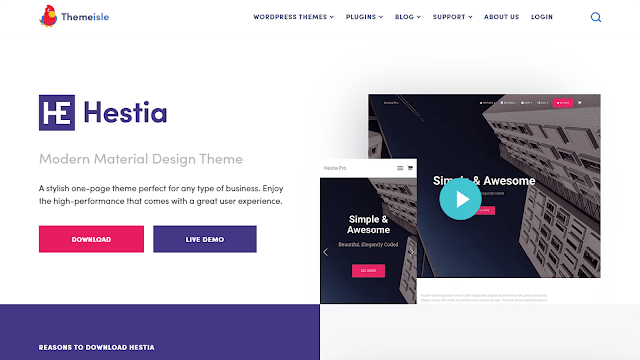 Hestia WordPress Theme