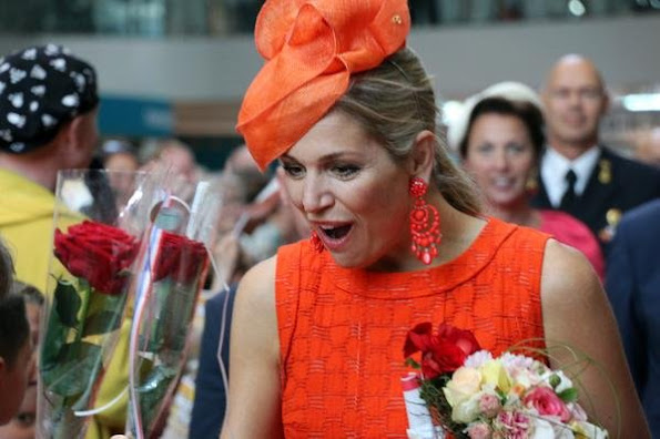 Queen Maxima of The Netherlands attends the official opening of the JKZ Juliana Kinderziekenhuis (Juliana Children's Hospital)