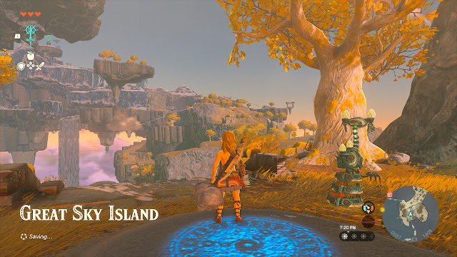 The Legend of Zelda: Tears of the Kingdom Autumnal Sky Island Great Sky Island