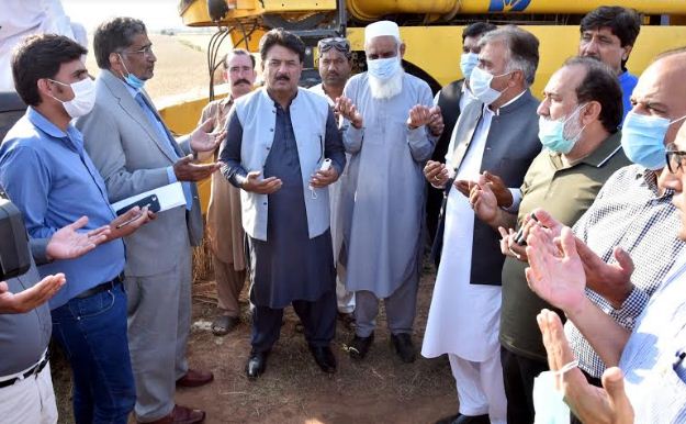 Developing agriculture sector with modern tools govt's top priority: Jamshed Iqbal Cheema