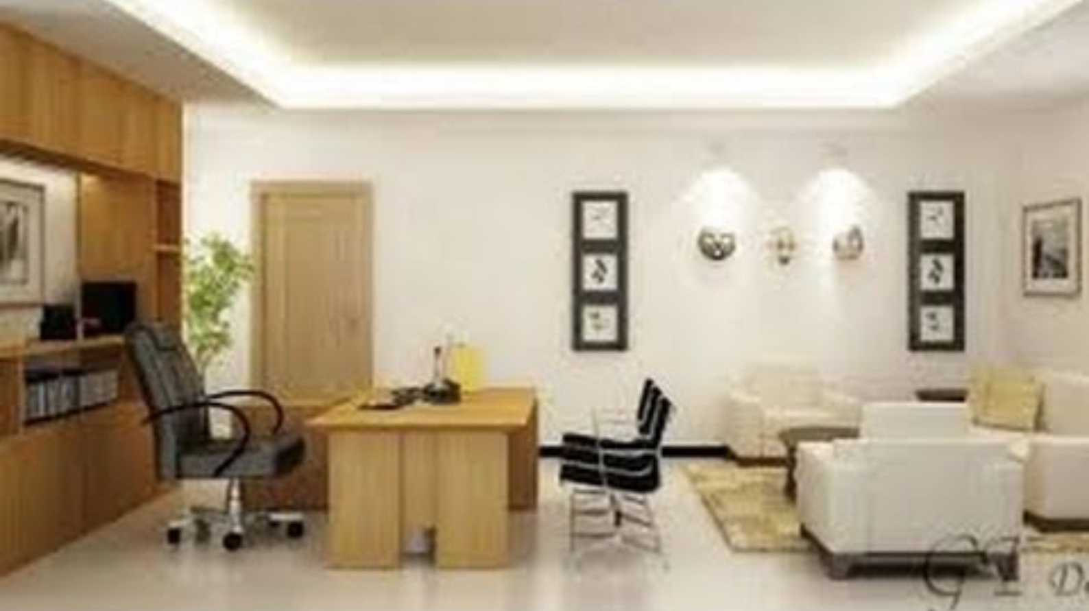 Contoh Design Interior Ruang Kerja Minimalis  rumah-minimalis.web.id