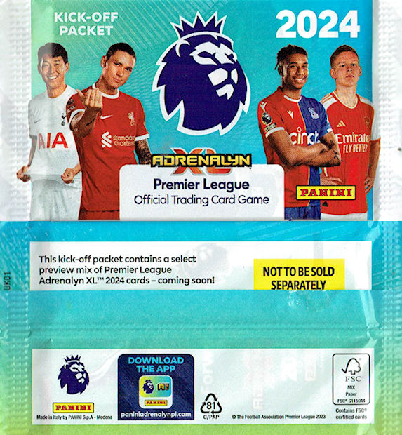 Football Cartophilic Info Exchange: Panini - Adrenalyn XL Premier League  2024 (03) - Packets