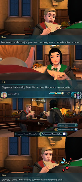 Hogwarts Mystery fotonovela ben