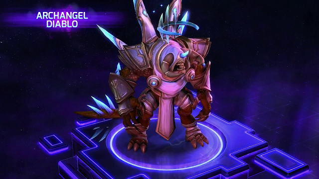 Heroes of The Storm Hero Skin Archangel Diablo