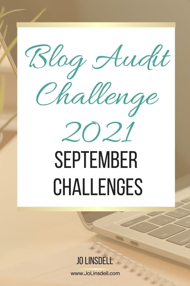 Blog Audit Challenge 2021 September Challenges