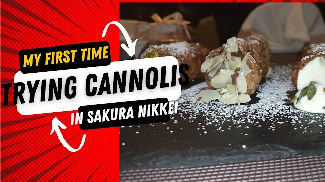 " My first time trying cannolis at Sakura Nikkei cuisine restaurant in Courtyard by Marriott Paramaribo"