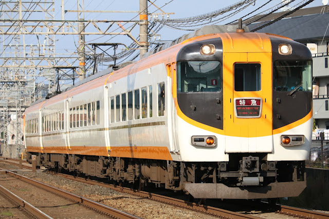 近鉄12410系近鉄橿原線新ノ口第4号踏切(新ノ口駅ー大和八木駅間