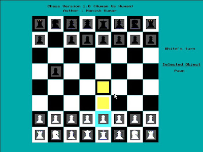 Chess Game - Pawn Move