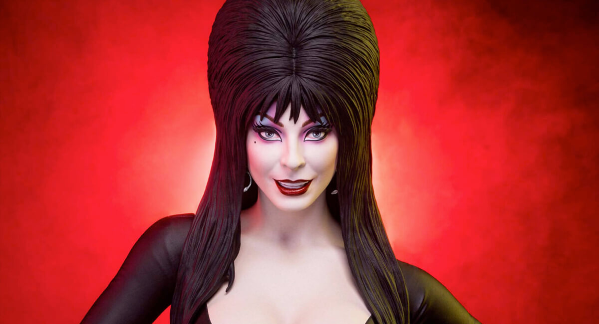 Elvira, a Rainha das Trevas: Uma Maquete de Luxo na Escala 1:4 pela Tweeterhead