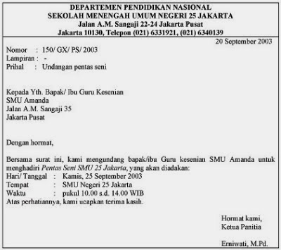 Pengertian Surat, Macam-macam surat dan Contoh Gambar