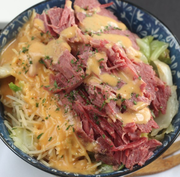 Ruben In A Bowl (low carb, keto) #healthydiet #healthyrecipe