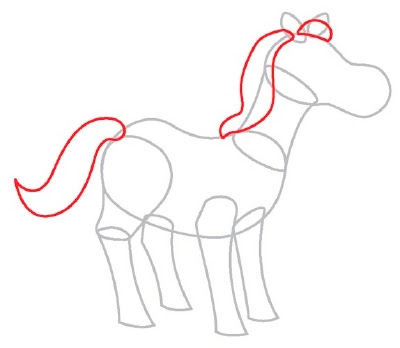 draw horse. draw horse.