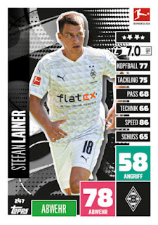 Topps Match Attax Bundesliga 2020-2021 Borussia Mönchengladbach Set