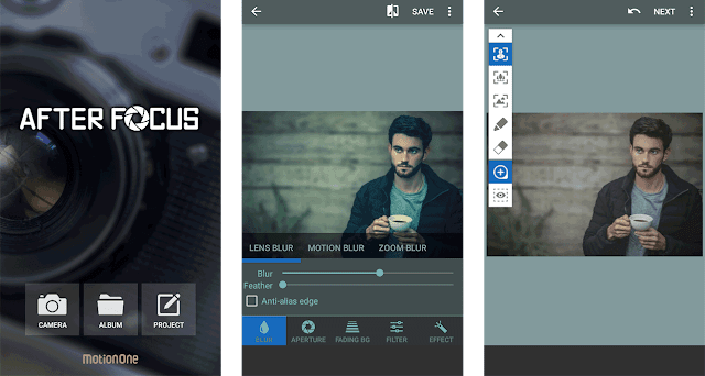 Focus Your Image in Android Device Like The DSLR Camera