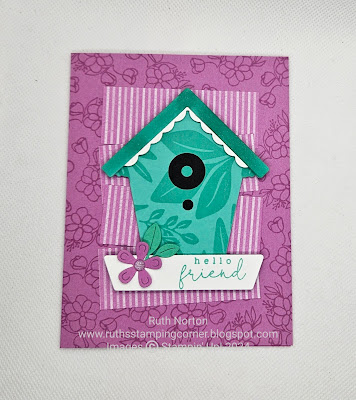 stampin up, country birdhouse