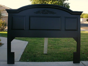 Black Broyhill Queen Headboard  *SOLD*