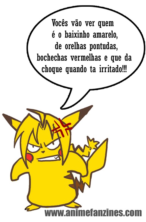 Se a Hiromu Arakawa fosse fã de Pokémon cópia