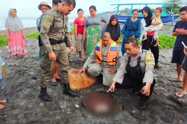 Warga temukan mayat bayi di tumpukan sampah Pantai Skip Ampenan