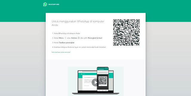 Cara praktis mengakses WhatsApp Web dengan memindai kode QR