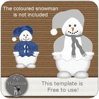 http://pspmalamute.blogspot.com/2009/12/ftu-snowman-template.html