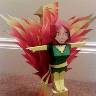 Jean Grey Phoenix Papercraft