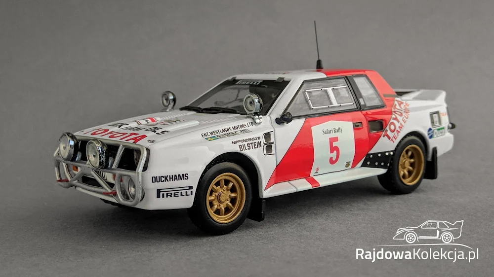 IXO RAC258 Toyota Celica TCT, Safari Rally 1984, B. Waldegard / H. Thorszelius