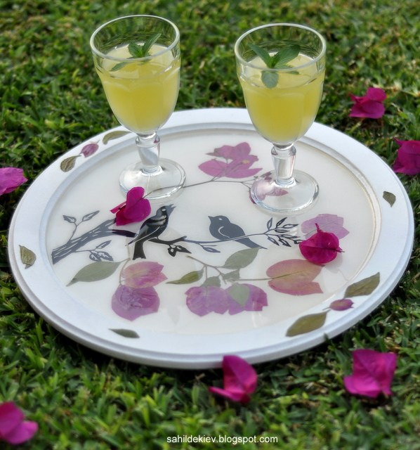 begonvilli tepsi tray with bougainvilleas 3