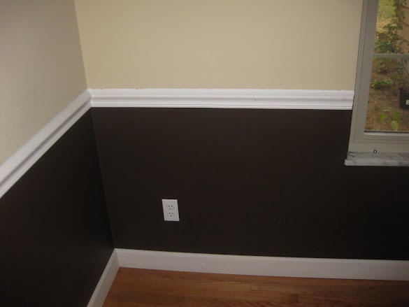 Standard Height Of Chair Rail / Find and save ideas about Chair railing in here #chair ... / Another says you should measure.