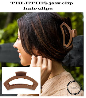 TELETIES jaw clip hair clips