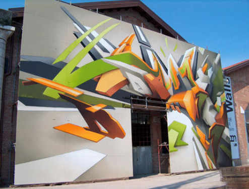 3d graffiti art. Daim 3D Graffiti Art