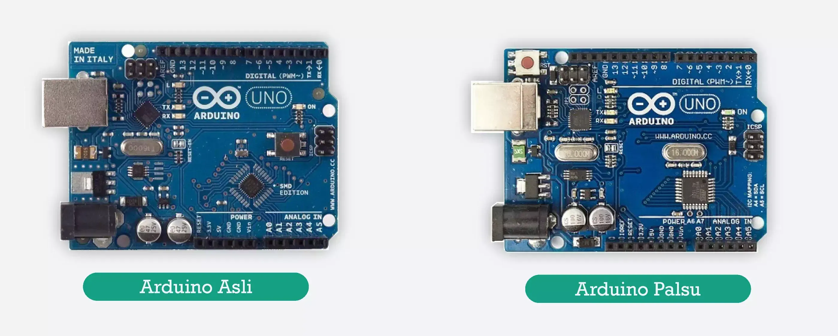    Pada artikel ini kita akan membahas cara membedakan board Arduino asli dengan   Arduino Cara Membedakan Arduino Asli dengan yang Palsu (clone)