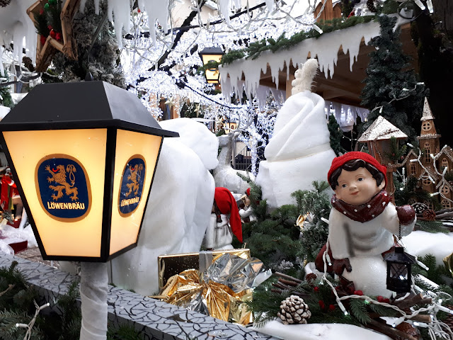 Christmas market decoration in Baden-Baden Germany