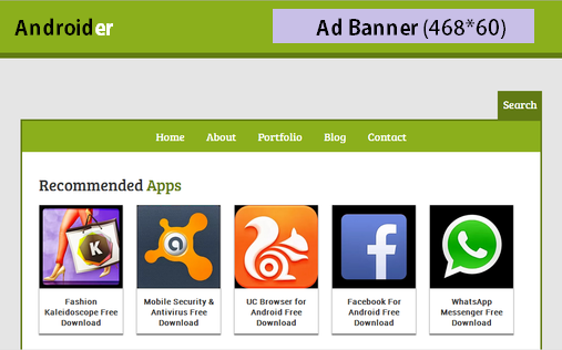 Androider Template for Blogger