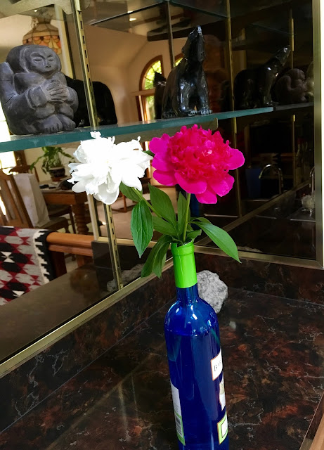Still Life with Peonies in a Bottle 