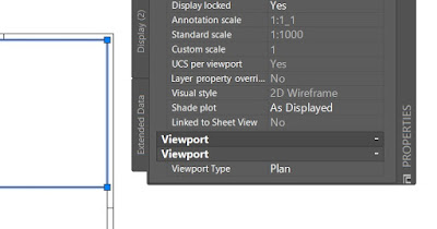 Viewport configurada para exibir o projeto em planta